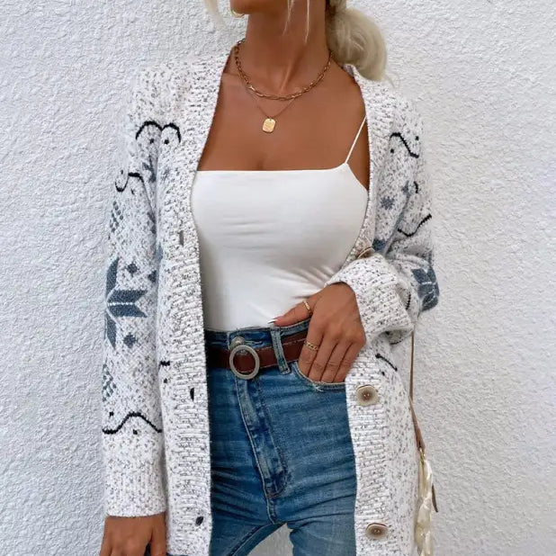 CHRISTMAS DEER CARDIGAN SWEATER-VETEMENTS