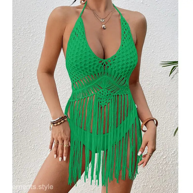 BEACH COVER UP TOP SET-VETEMENTS