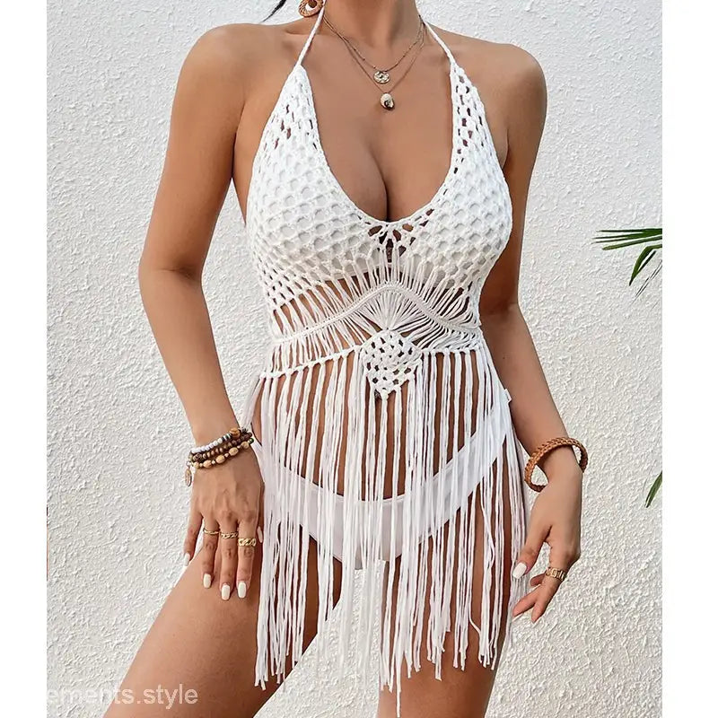 BEACH COVER UP TOP SET-VETEMENTS
