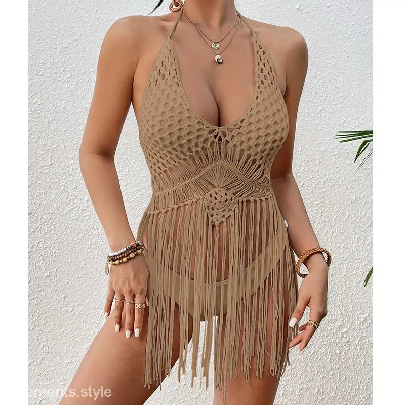 BEACH COVER UP TOP SET-VETEMENTS