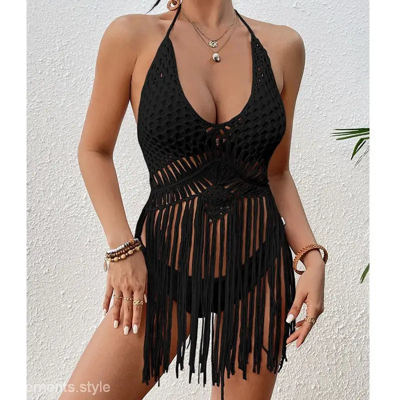 BEACH COVER UP TOP SET-VETEMENTS