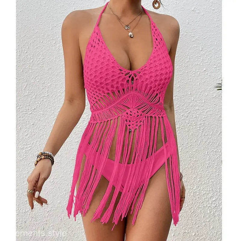 BEACH COVER UP TOP SET-VETEMENTS