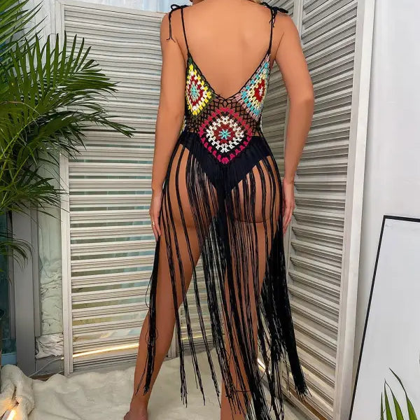 FLORAL STITCHING DRESS-VETEMENTS