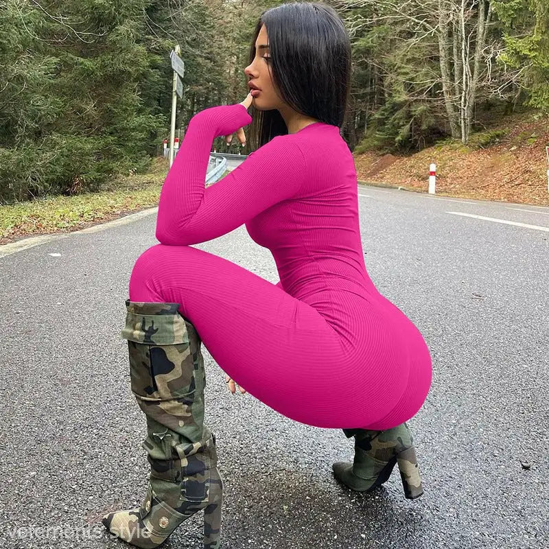 SPORTS LONG SLEEVE JUMPSUIT-VETEMENTS