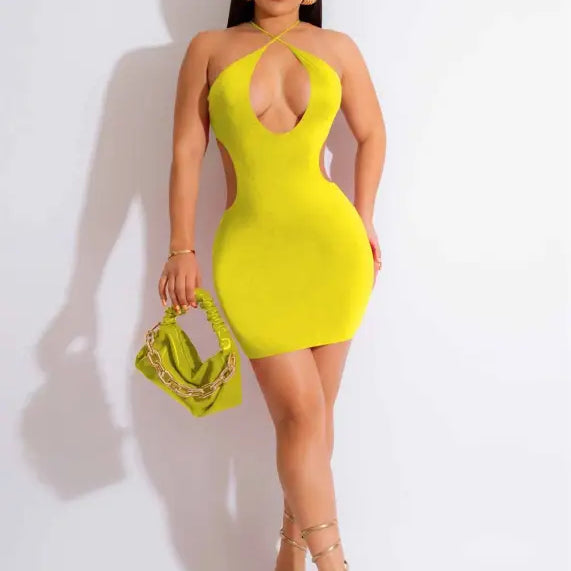 SEXY CROSSOVER DRESS-VETEMENTS