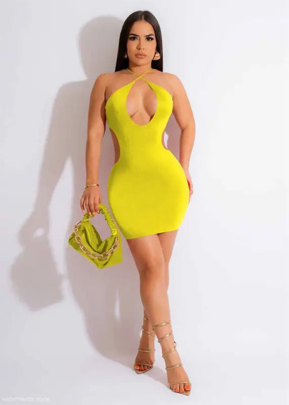 SEXY CROSSOVER DRESS-VETEMENTS