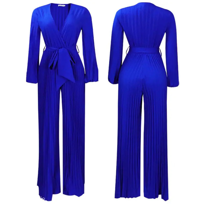 SEXY PLEATED WIDE LEG JUMPSUIT-VETEMENTS