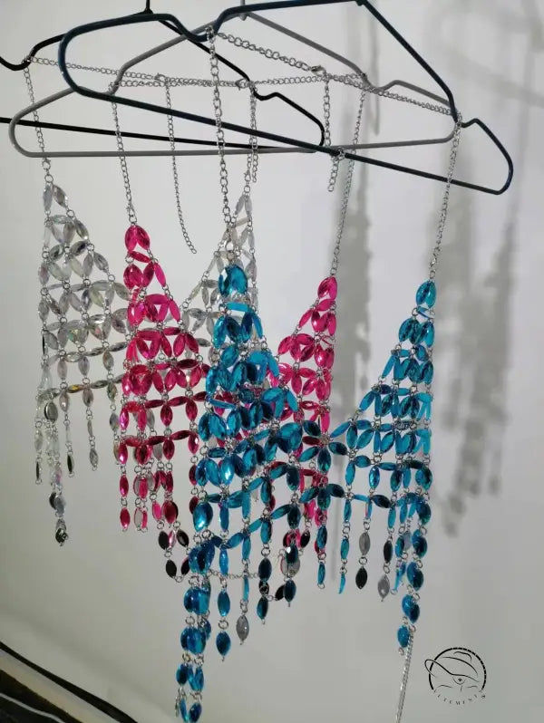 SEXY CRYSTAL BIKINI BRA