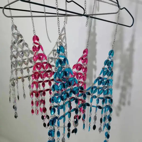 SEXY CRYSTAL BIKINI BRA