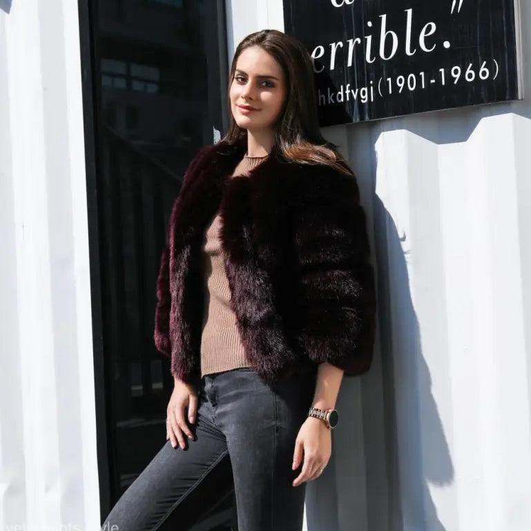 COZY FAUX FUR COAT-VETEMENTS