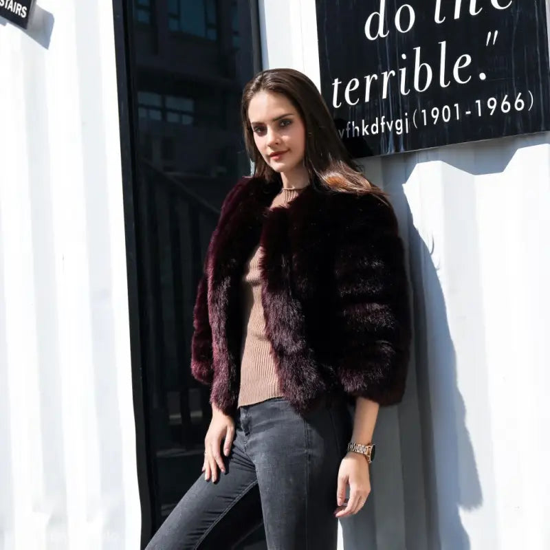 COZY FAUX FUR COAT-VETEMENTS