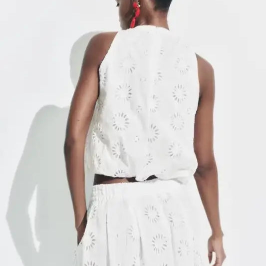 HOLLOW OUT TOP & SKIRT-VETEMENTS