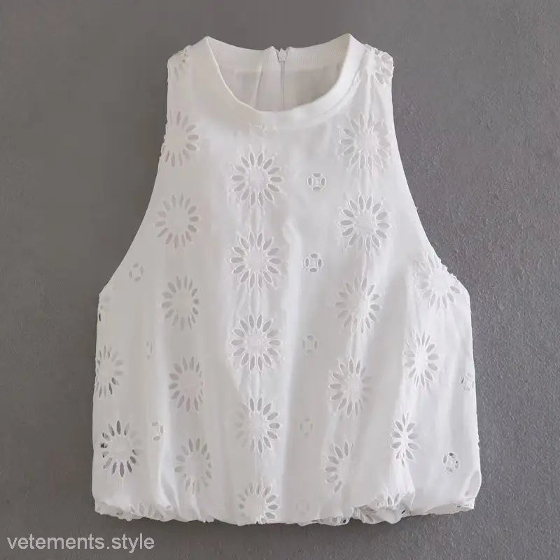 HOLLOW OUT TOP & SKIRT-VETEMENTS