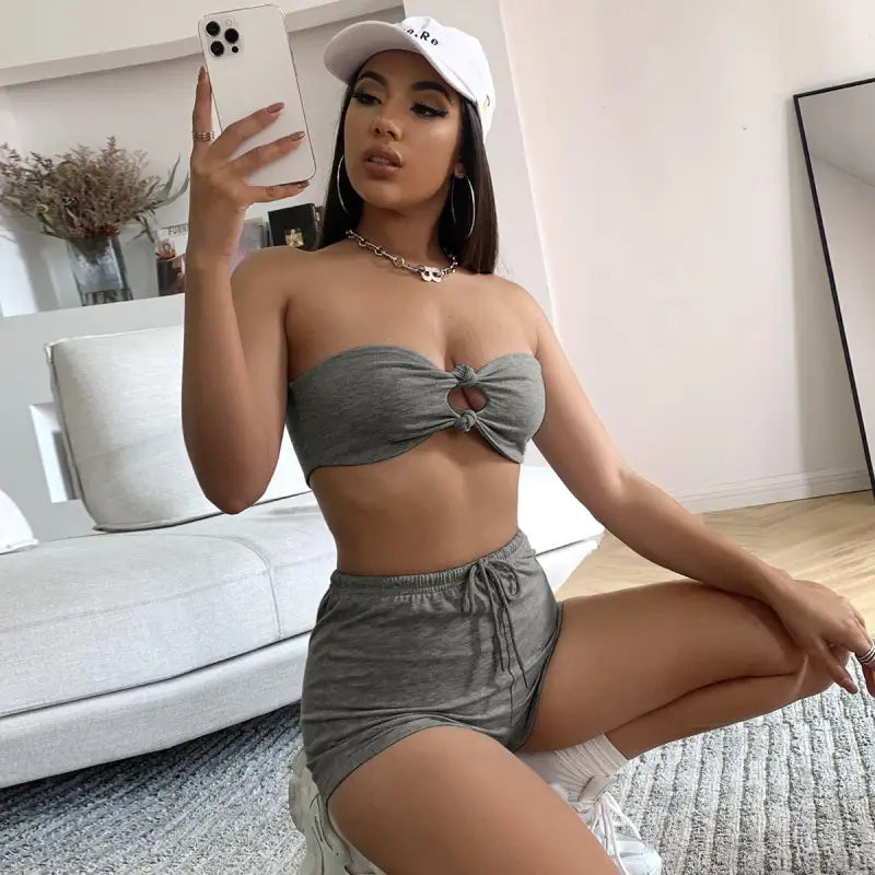 CASUAL LACE UP BEACH SUIT-VETEMENTS