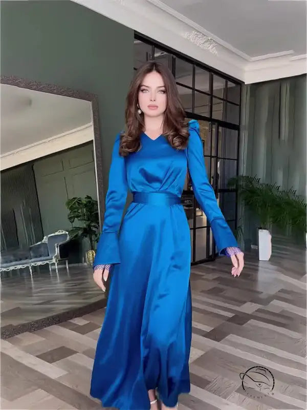 SEXY SPLIT SLIM FIT BELT DRESS-VETEMENTS