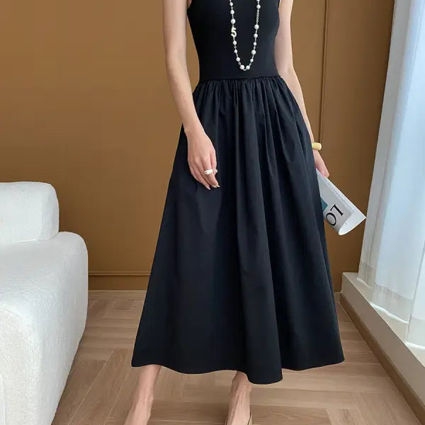 ELEGANT STRAP DRESS WITH CHEST PAD-VETEMENTS