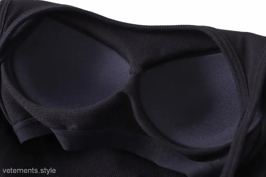 ELEGANT STRAP DRESS WITH CHEST PAD-VETEMENTS