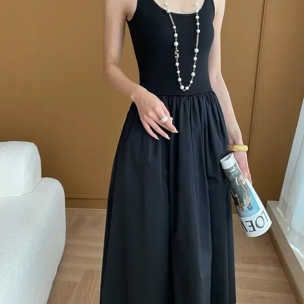 ELEGANT STRAP DRESS WITH CHEST PAD-VETEMENTS