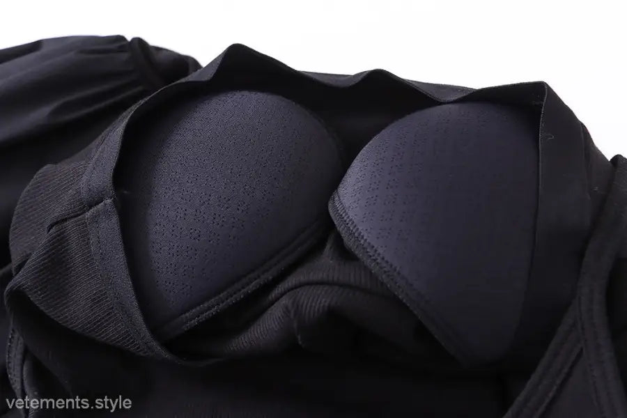 ELEGANT STRAP DRESS WITH CHEST PAD-VETEMENTS