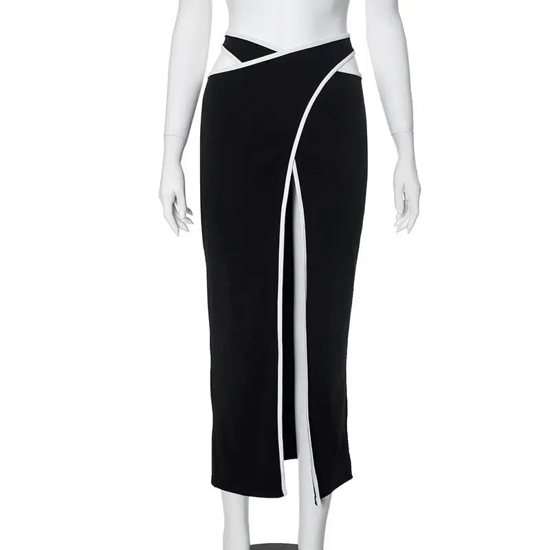 LONG SKIRT CROSS CROPPED SKIRT-VETEMENTS