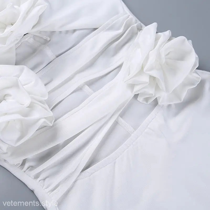 ELEGANT HALTER FLORAL MAXI DRESS-VETEMENTS