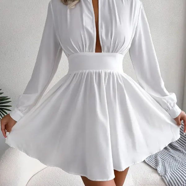 SEXY HOLLOW-OUT CINCHED DRESS-VETEMENTS