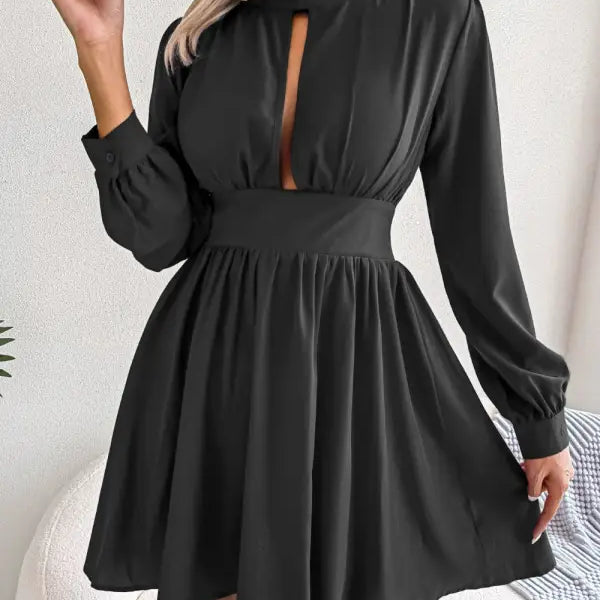SEXY HOLLOW-OUT CINCHED DRESS-VETEMENTS