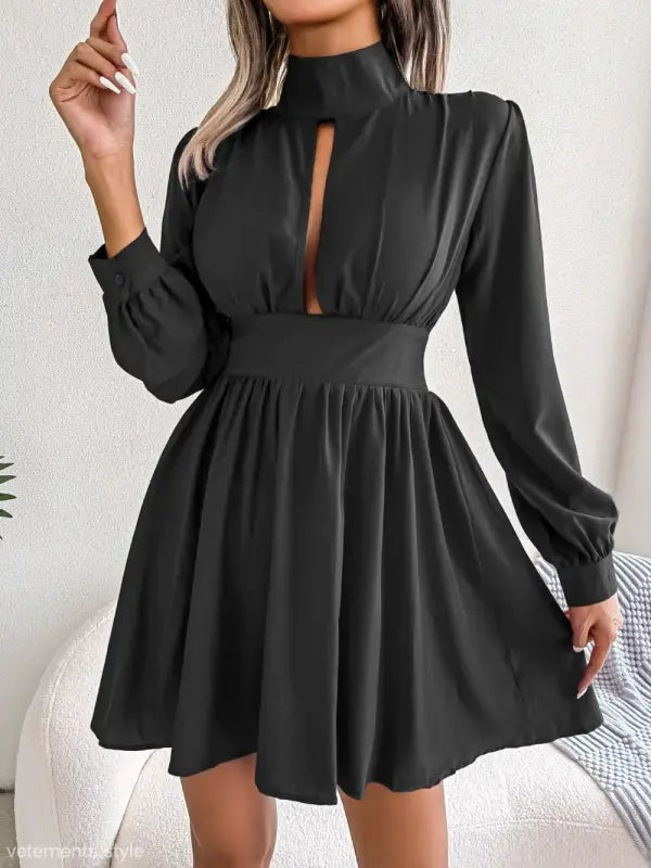 SEXY HOLLOW-OUT CINCHED DRESS-VETEMENTS