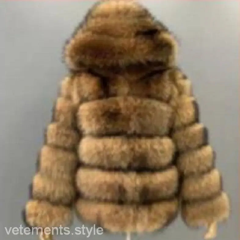 ELEGANT FUR COAT-VETEMENTS