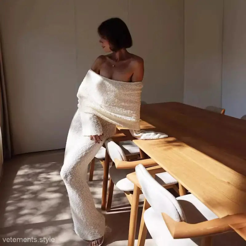 VACATION KNITTED SEXY DRESS-VETEMENTS