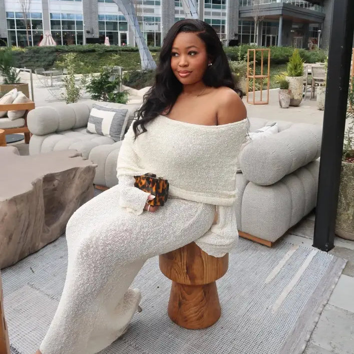 VACATION KNITTED SEXY DRESS