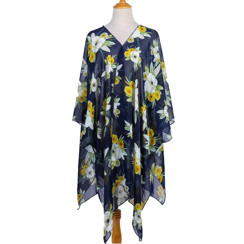 ELEGANT LILY CHIFFON BEACH-VETEMENTS