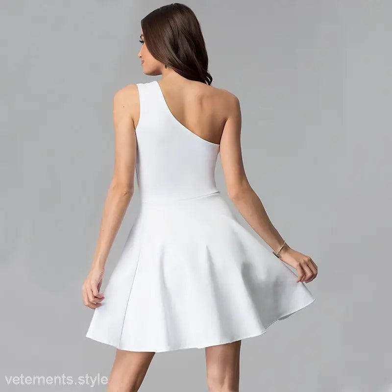 ONE SHOULDER MIDI DRESS-VETEMENTS