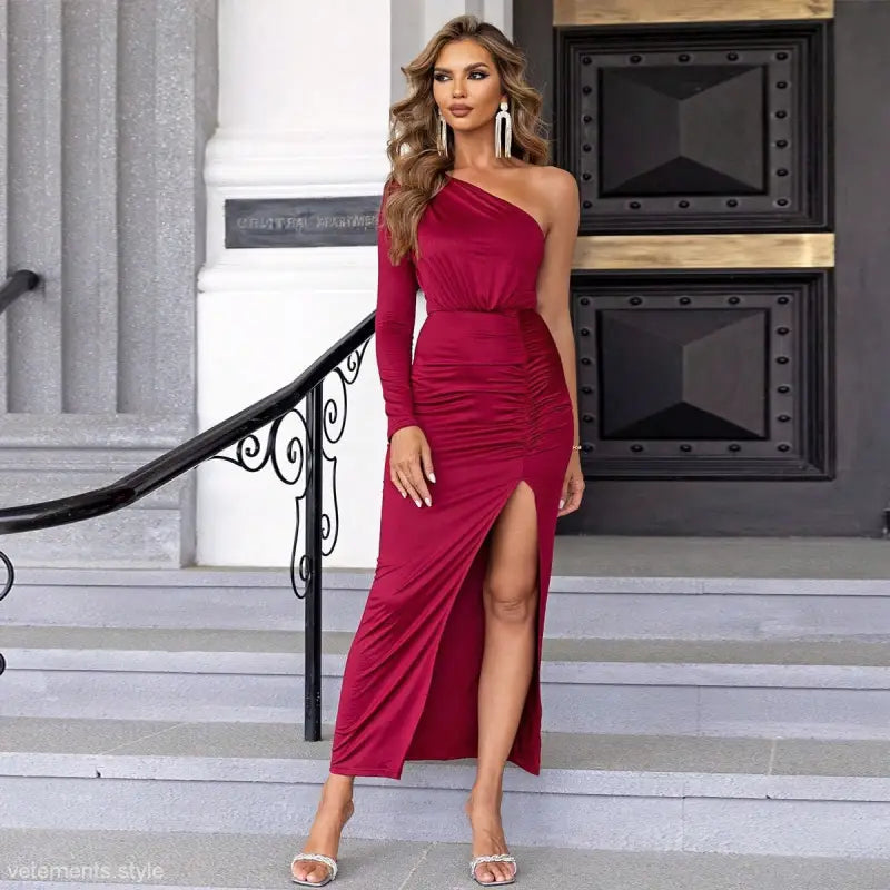 OFF SHOULDER THIGH DRESS-VETEMENTS