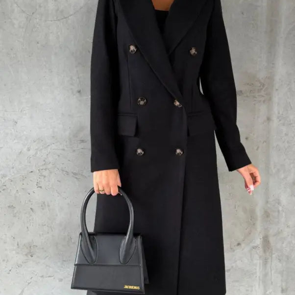 ELEGANT POLO COLLAR COAT-VETEMENTS