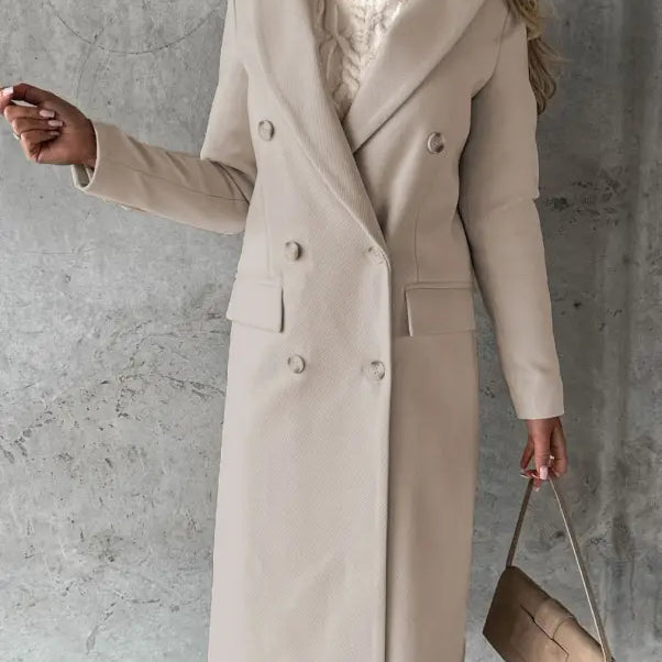 ELEGANT POLO COLLAR COAT-VETEMENTS