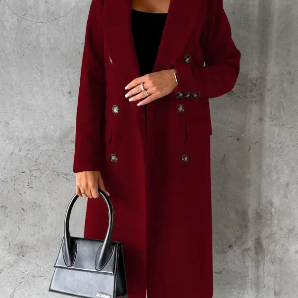 ELEGANT POLO COLLAR COAT-VETEMENTS