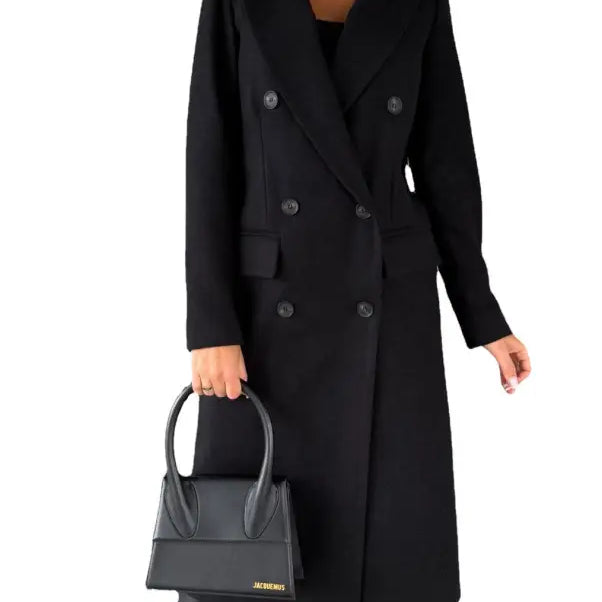 ELEGANT POLO COLLAR COAT-VETEMENTS