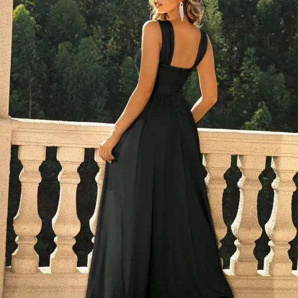 SEXY THIGH CHIFFON FORMAL DRESS-VETEMENTS