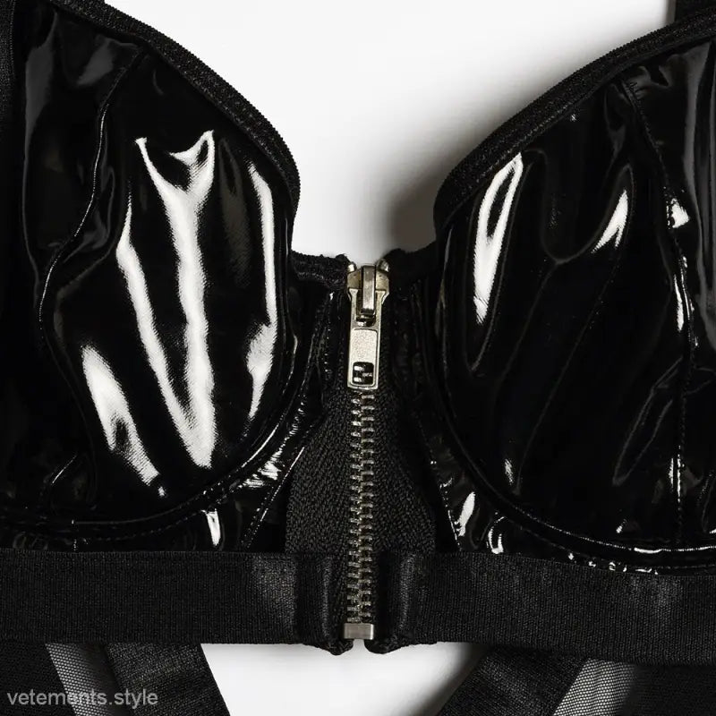 SEXY FAUX LEATHER JUMPSUIT-VETEMENTS