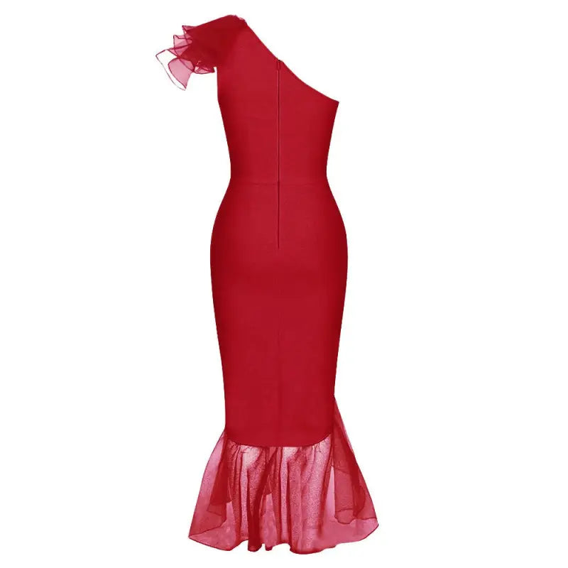 SEXY FISHTAIL LONG BANDAGE DRESS-VETEMENTS