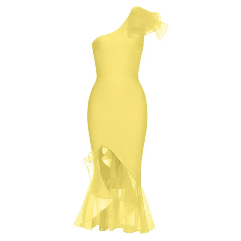 SEXY FISHTAIL LONG BANDAGE DRESS-VETEMENTS