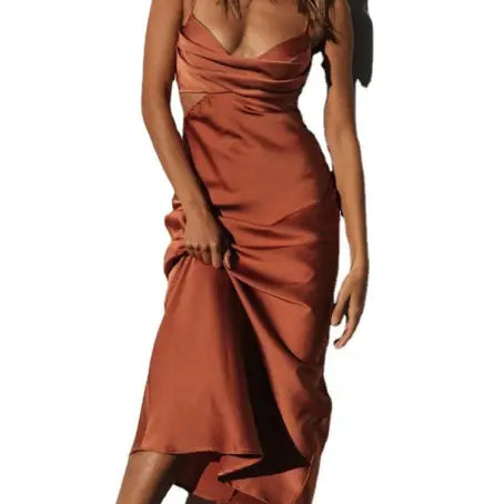 ELEGANT SEXY SLING MAXI DRESS-VETEMENTS