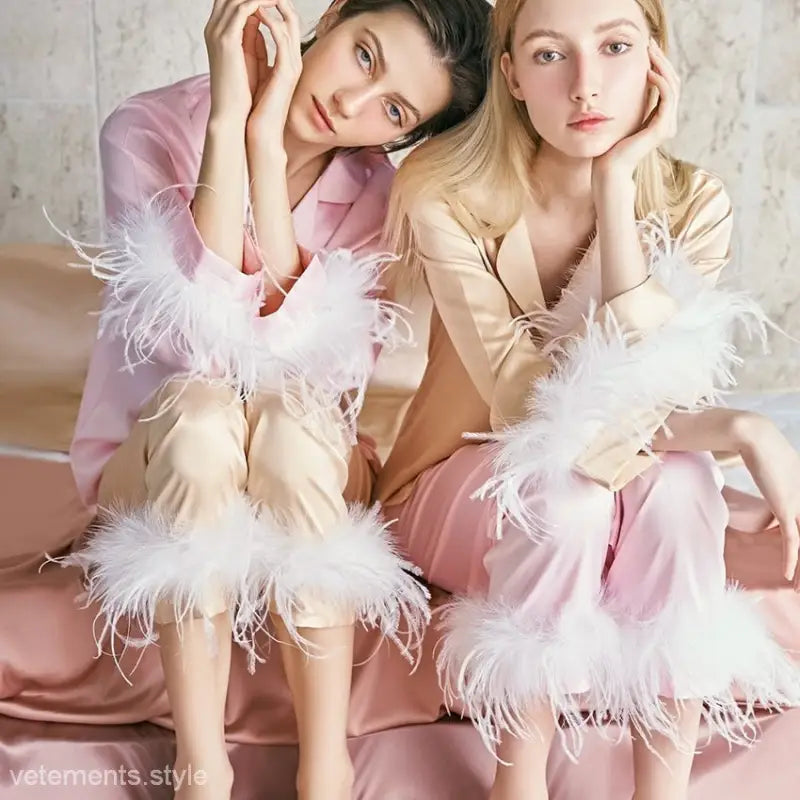 FASHION SILK PAJAMAS SET-VETEMENTS