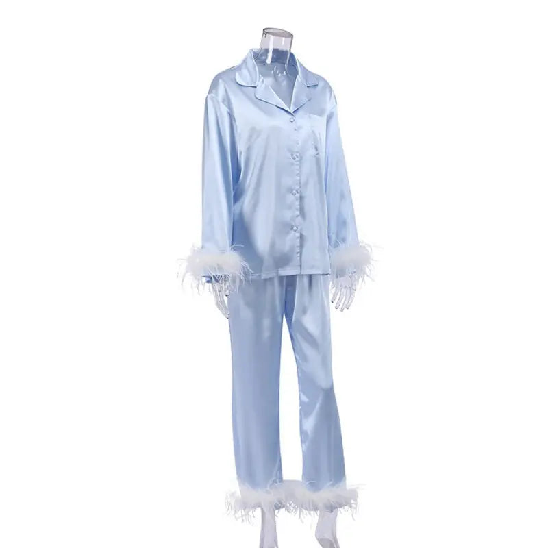 FASHION SILK PAJAMAS SET-VETEMENTS