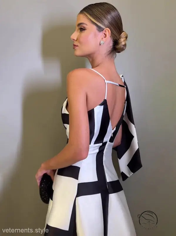 ELEGANT SLIM FIT EVENING DRESS-VETEMENTS