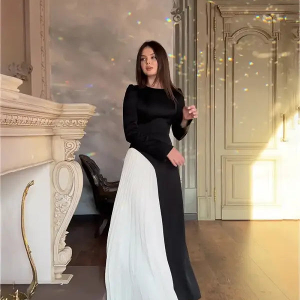 ELEGANT SLIM WAIST LACE UP DRESS-VETEMENTS