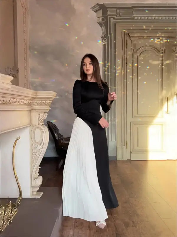 ELEGANT SLIM WAIST LACE UP DRESS-VETEMENTS