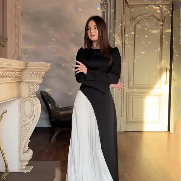 ELEGANT SLIM WAIST LACE UP DRESS-VETEMENTS