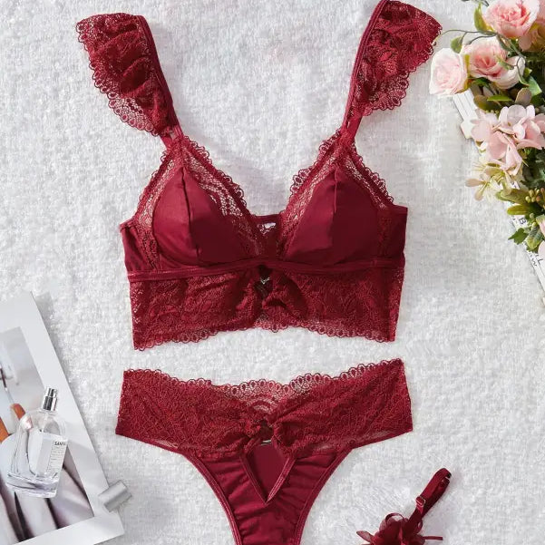 SEXY LINGERIE THREE PIECE SET-VETEMENTS